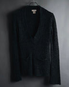 "THE ORIGINAL ARIZONA JEAN COMPANY" 00’s Deep v ribbed belted pocket knit