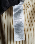 "GUCCI" Gold stripe knit maxi skirt