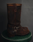 "GUCCI" 00’s equestrian harness long boots
