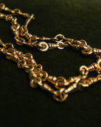 "Christian Dior" 80's-90's Gold tone chain necklace