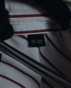 "Christian Dior" 80’s classic striped cotton dress shirt