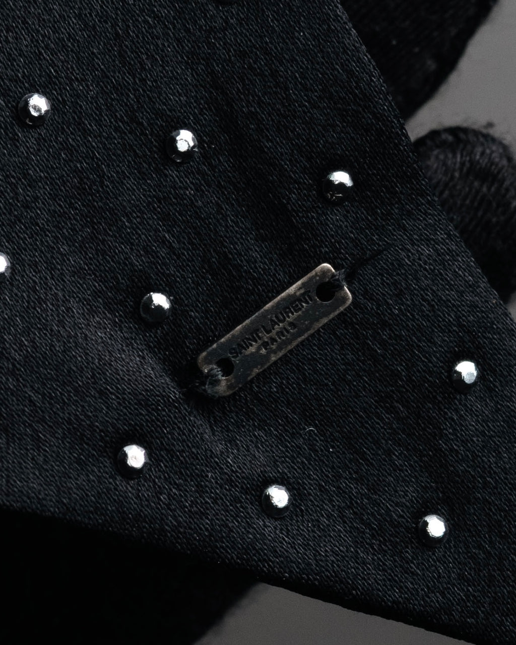 –SPECIAL– “SAINT LAURENT PARIS”
2013-2016 Studded silk ribbon tie