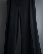 "Christian Dior Boutique Paris" Beautiful waistline wide silhouette Slacks