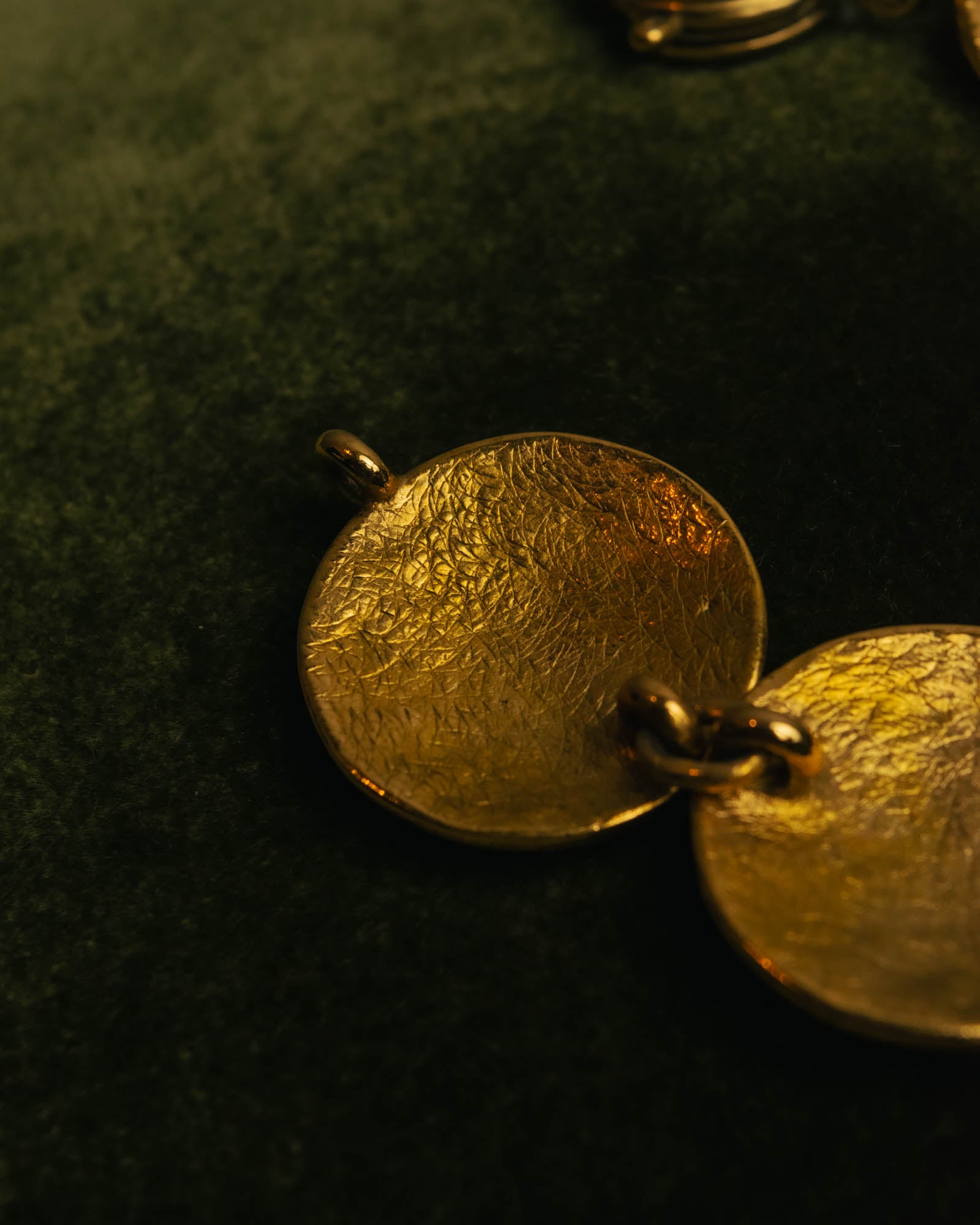 -SPECIAL- “YVES SAINT LAURENT” 80’s-90’s Lava texture statement bracelet