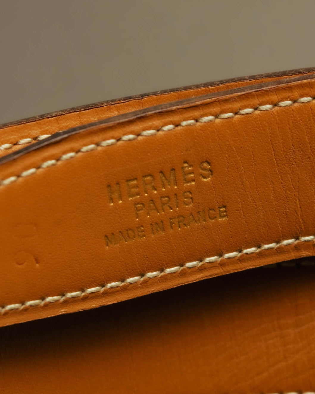 “HERMÈS” Classic stirrup buckle leather belt