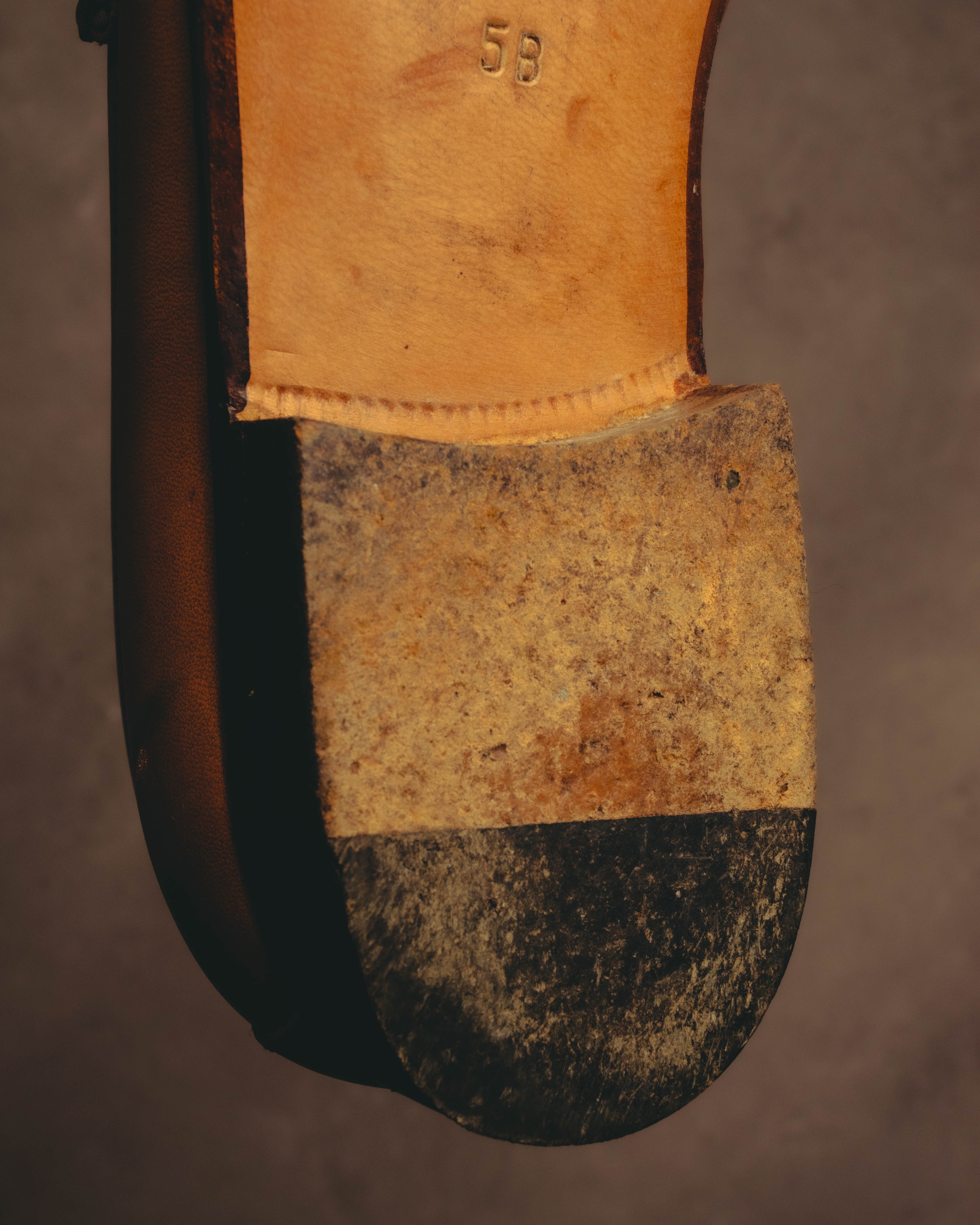 "GUCCI" 80's-90's Classic horsebit leather loafers