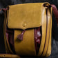 "Cartier" Mast series bicolor piping design shoulder bag