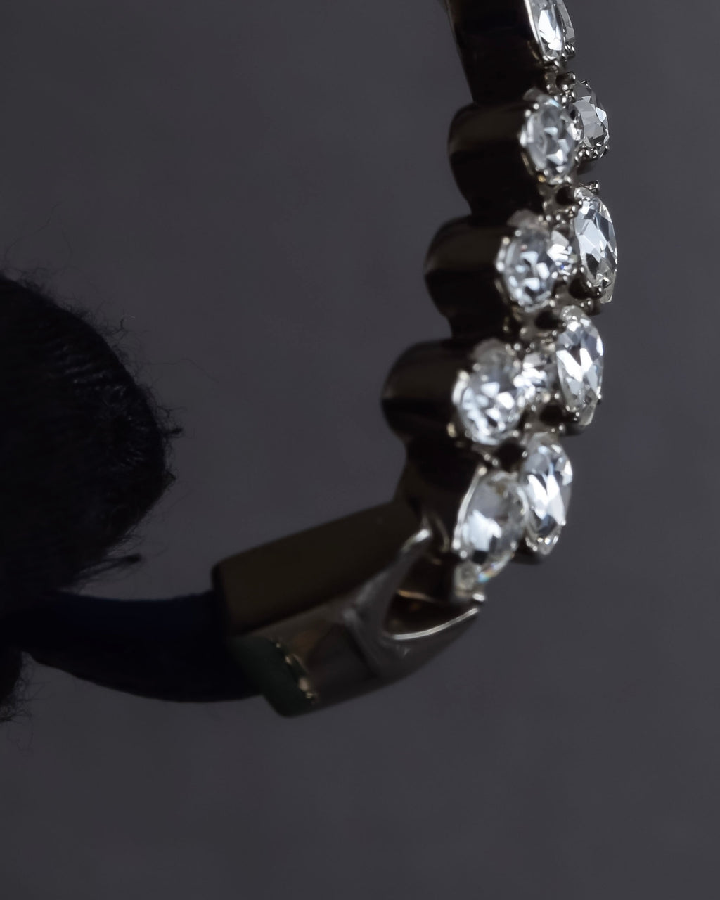 "PRADA" Petal motif crystal bracelet