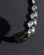 "PRADA" Petal motif crystal bracelet