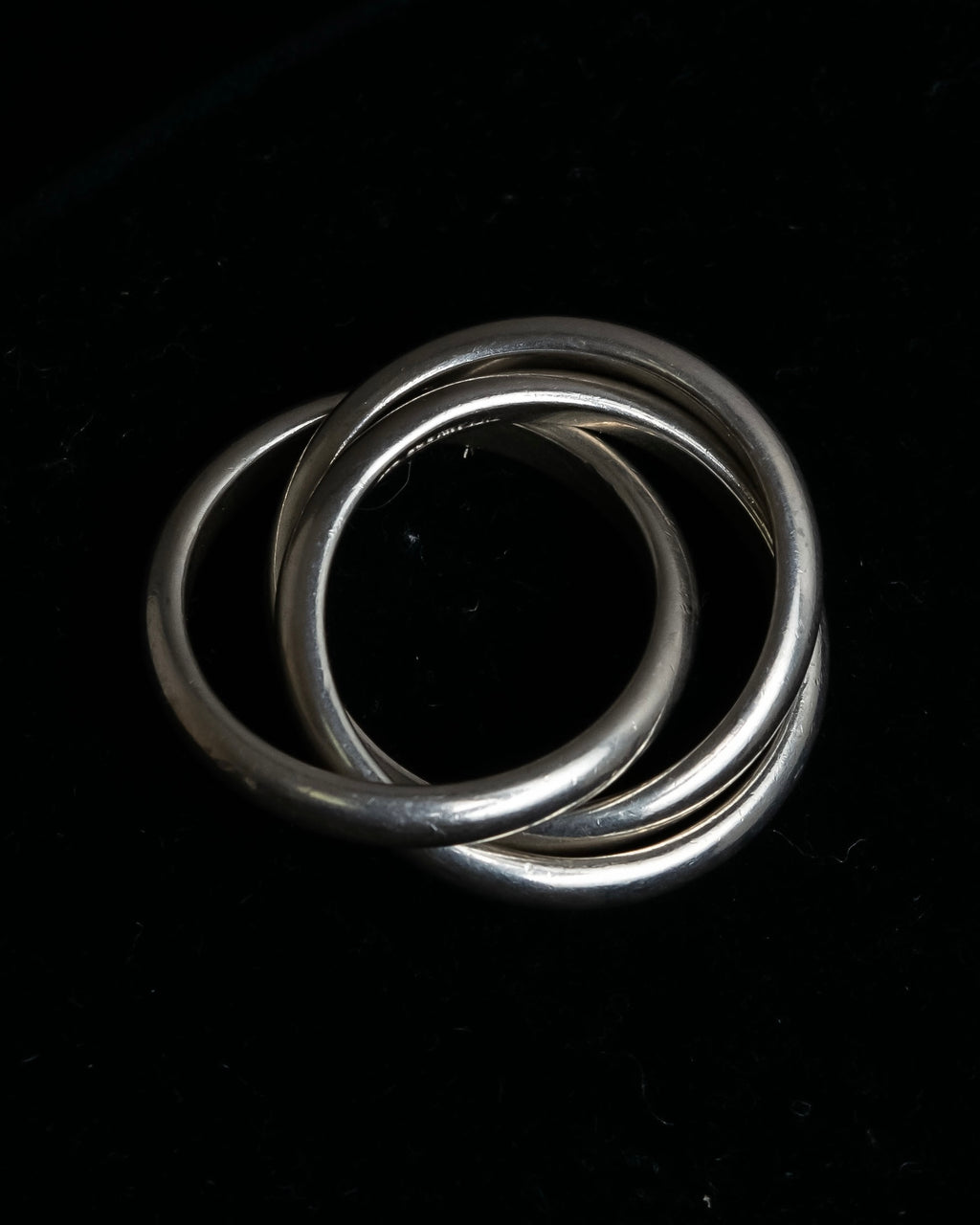 "Tiffany&Co" Trinity design silver ring
