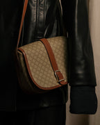 "CELINE Macadam pattern combination shoulder bag