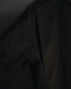 "DOLCE & GABBANA" 00’s resin coated patch detail belted coat