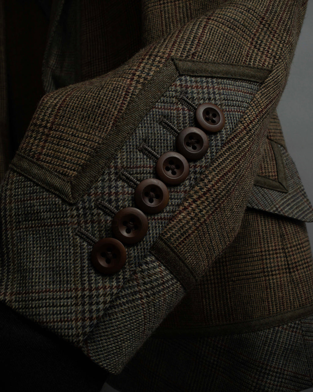 "PAUL SMITH" Flaming detail glen plaid set up