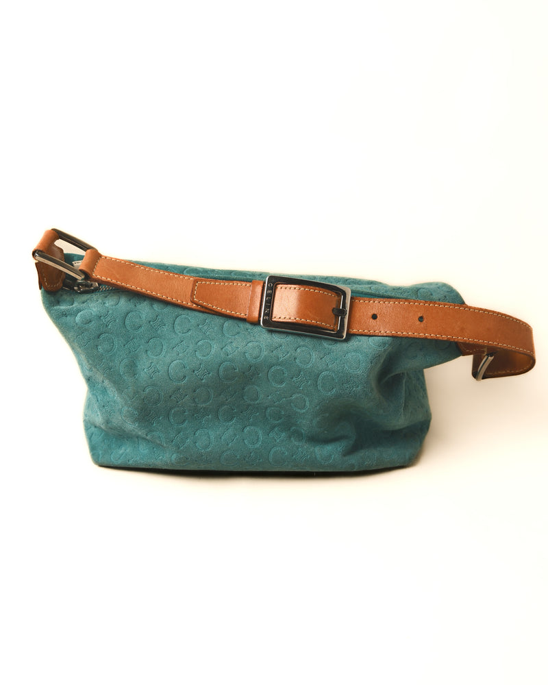 CELINE / Macadam Mini Shoulder Bag Turquoise Blue