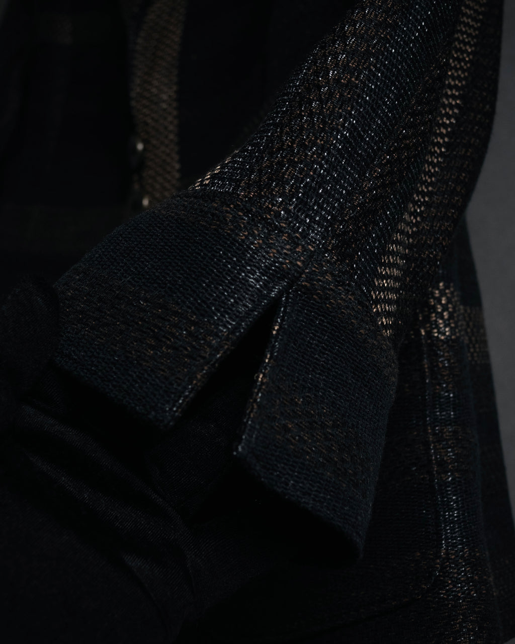 “TAE ASHIDA” 2008-2015 Structured border tweed jacket