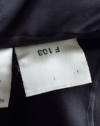 "BALENCIAGA La Mode" Satin-switched piping design tailored jacket