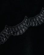 –SPECIAL– “Christian Dior”
80’s-90’s Velour lace trimmed robe coat