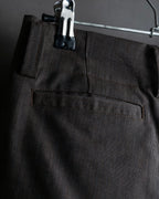 "JUNYA WATANABE COMME des GARCONS" Greige color wide flare slacks