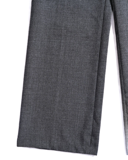 LOEWE by Jonathan Anderson/ High Waisted Beautiful Straight Silhouette Trousers Gray