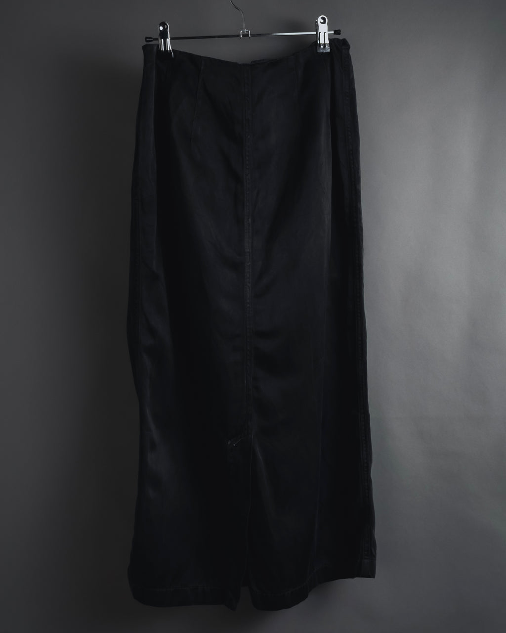 "DRIES VAN NOTEN" 10’s cupro-cotton satin long skirt