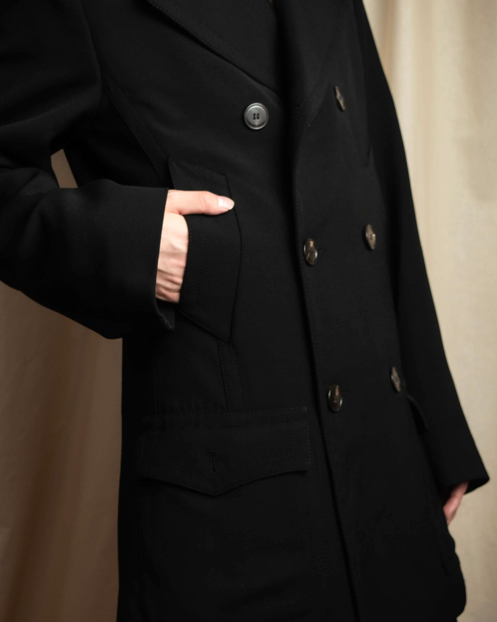 "Dolce & Gabbana" Navy originated Italian tailored pea coat