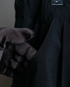 "Y's" Cargo pocket design sarouel silhouette, wool slacks