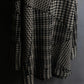 "FENDI" Houndstooth & zigzag pattern turtleneck tunic pullover