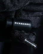 "BURBERRY Black Label" Checked nylon gather hooded blouson