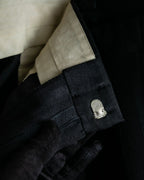 "Vintage subtle gloss striped wide slacks"