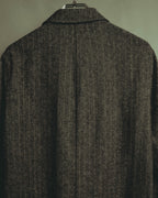 “COMME des GARÇONS SHIRT” 2000's- layered pocket print tailored jacket