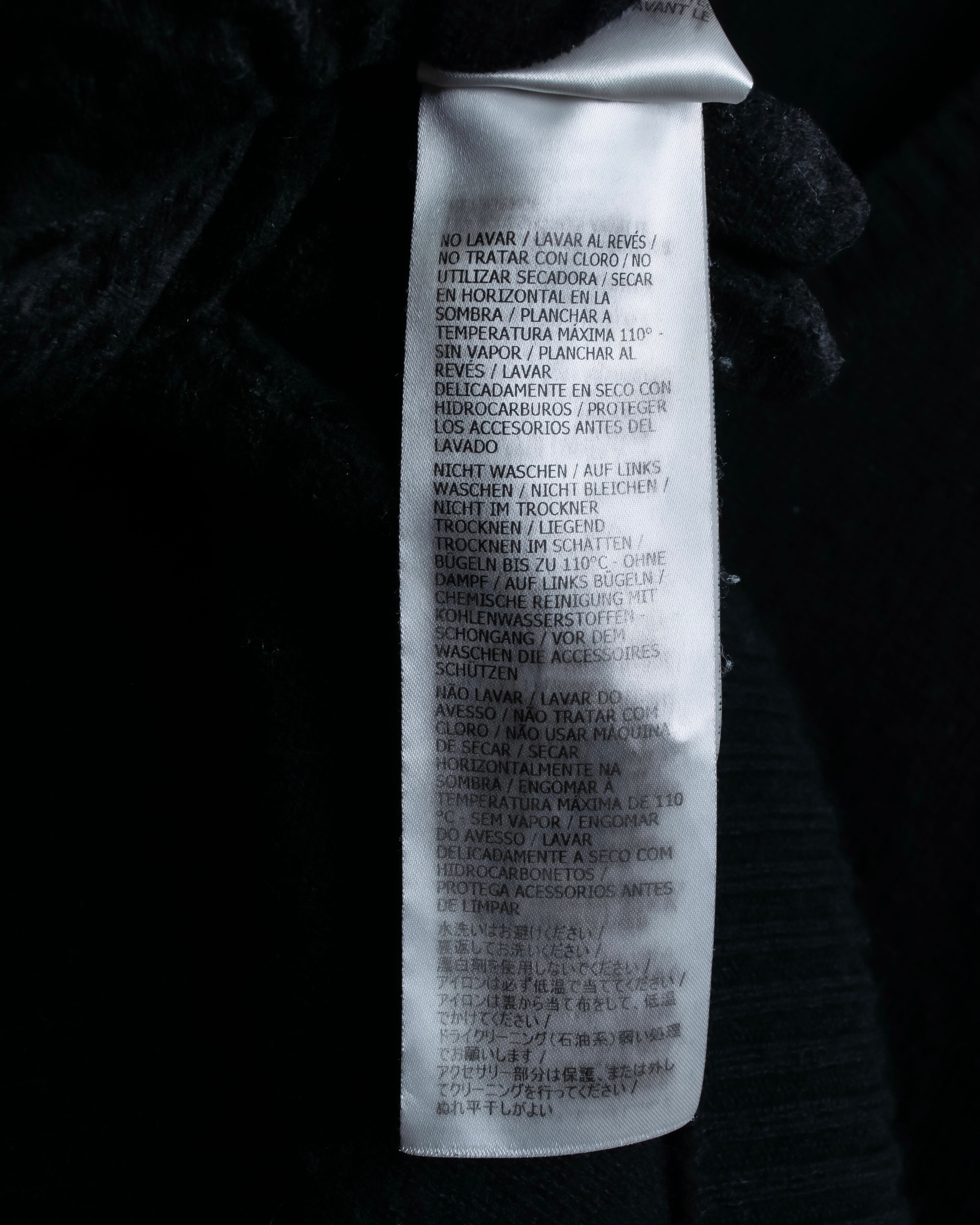 "GUCCI" Horsebit design V-neck cashmere knit