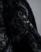 -SPECIAL- "FENDI" 90s Karl Lagerfeld-era lattice fur cape