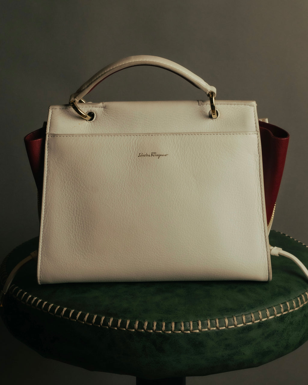 “Salvatore Ferragamo” 2013-2018 gancini bicolor top handle bag