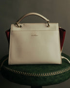 “Salvatore Ferragamo” 2013-2018 gancini bicolor top handle bag