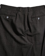 DOLCE & GABBANA/ 2015 Silver Pin Striped Single Breasted Set-up Brown