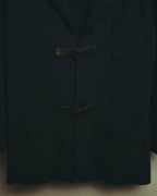 “Salvatore Ferragamo” 80’s-90’s Gancini buckle virgin wool knit jacket