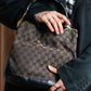 "GUCCI" Bamboo design GG canvas pattern bag