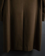 "CHRISTIAN DIOR MONSIEUR" 80's-90's Classic tailored wool melton chester coat