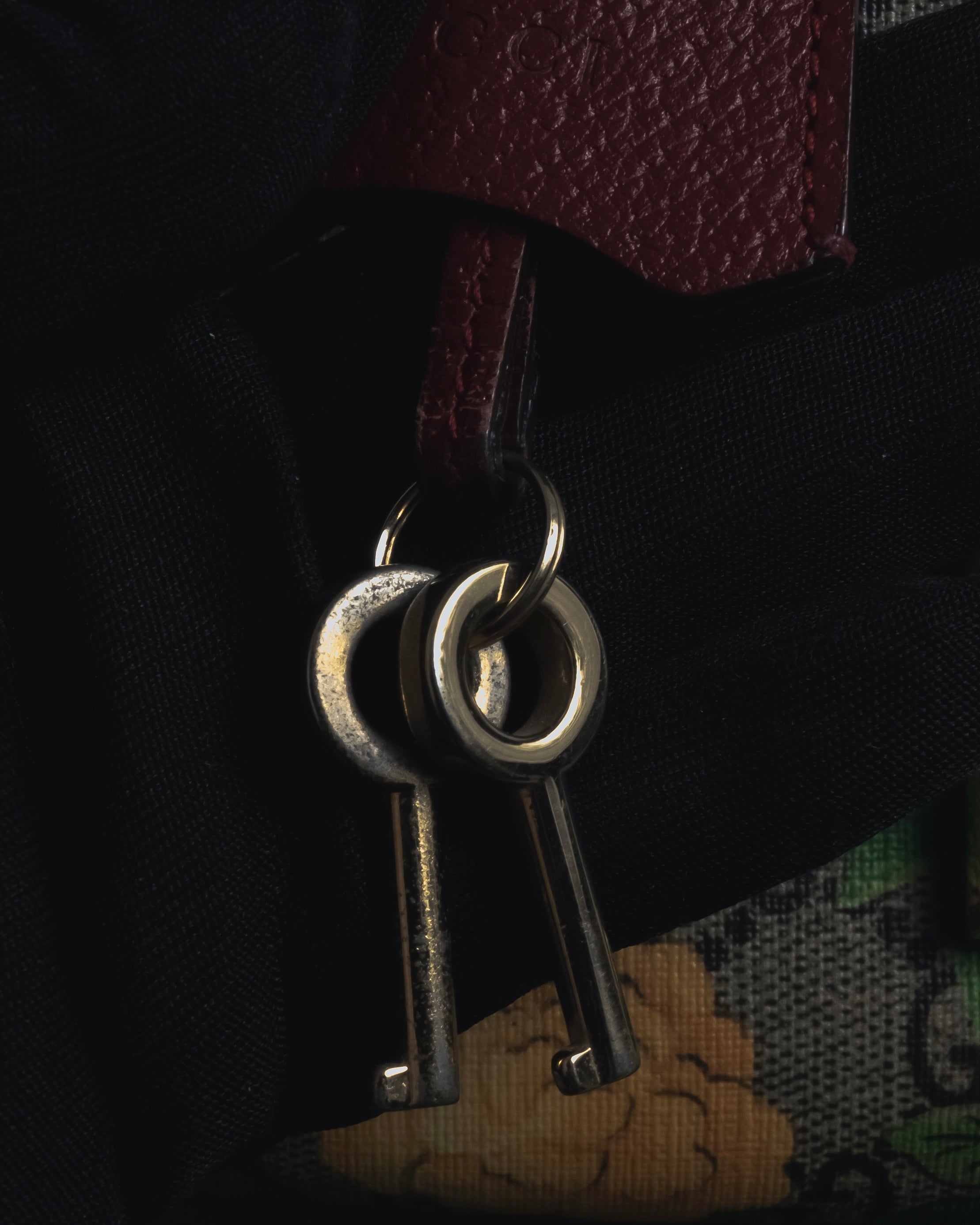 -SPECIAL- "GUCCI" Michele-era floral padlock design chain shoulder bag