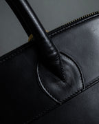 "Salvatore Ferragamo" 90's Animal motif studs design leather bag