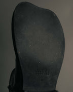 "MM6 Maison Margiela" 2010's Glossy leather side zip ankle boots