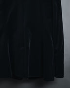 –SPECIAL– "HERMES"
00’s Velvet switchinglamb leather collar special tailored jacket