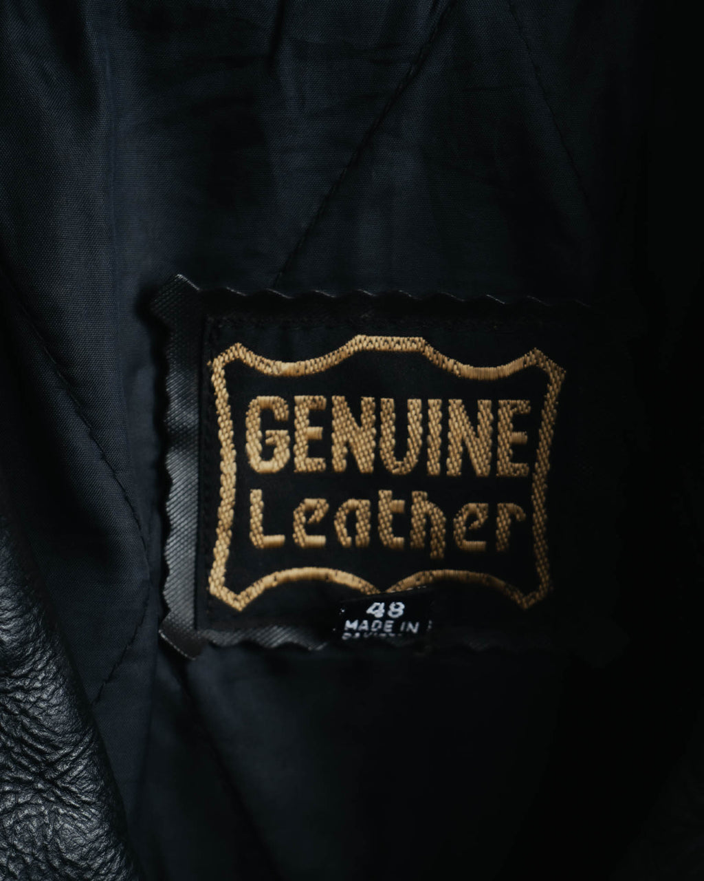 -MOOD MILLÉSIMES- 80’s-90’s heavy-grain double riders jacket