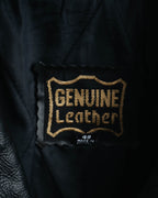 -MOOD MILLÉSIMES- 80’s-90’s heavy-grain double riders jacket