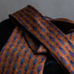 "GUCCI" Horsebit & GG pattern silk neck tie