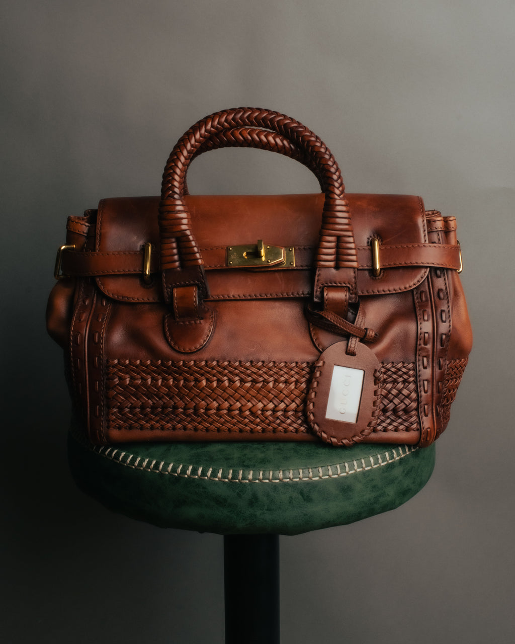 -SPECIAL- “GUCCI” 2016-2021 Archive inspired braided leather top handle bag