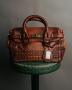 -SPECIAL- “GUCCI” 2016-2021 Archive inspired braided leather top handle bag