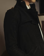 “GUCCI” Late 00’s military detail cotton long jacket