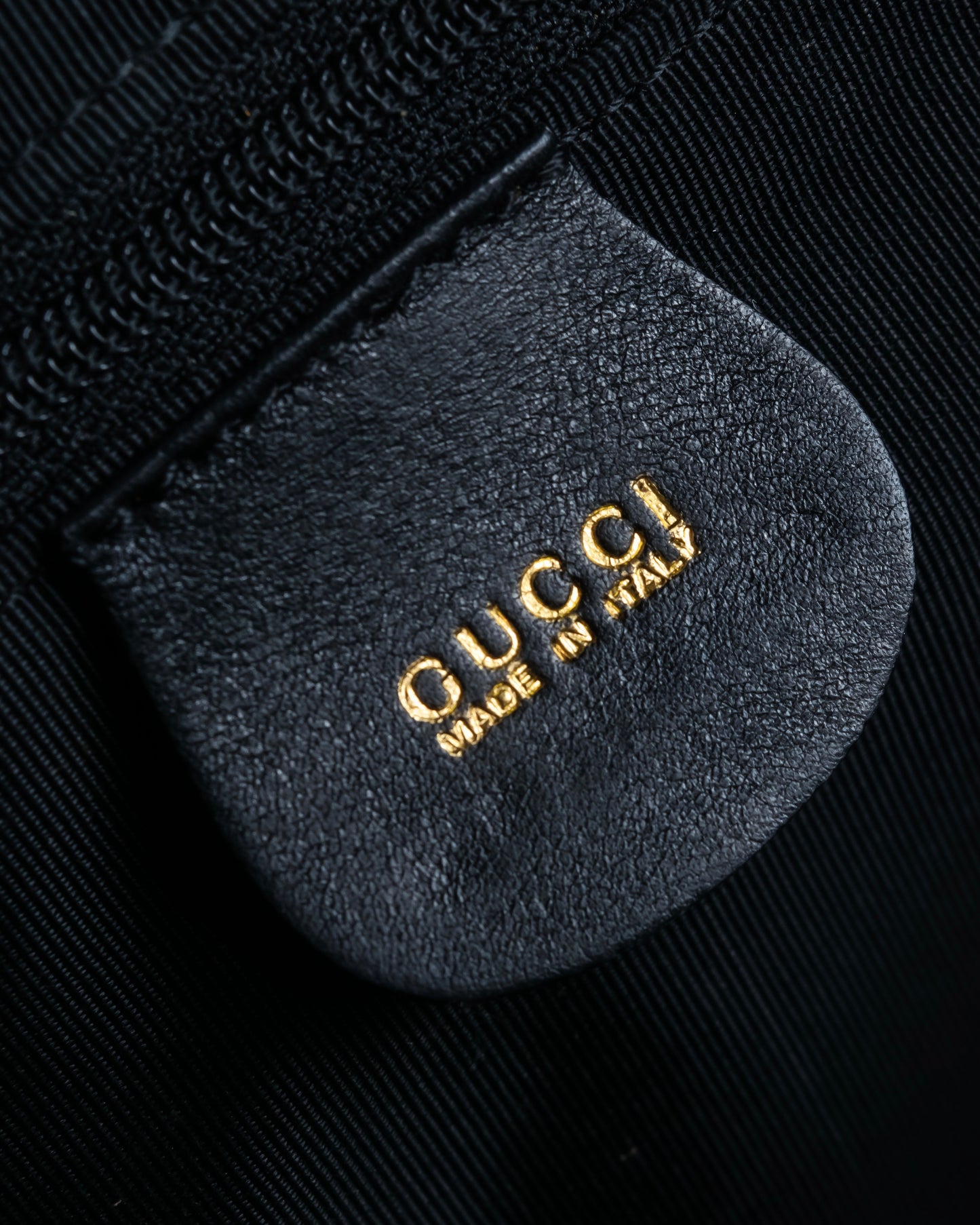 "GUCCI" Bamboo design one handle leather bag