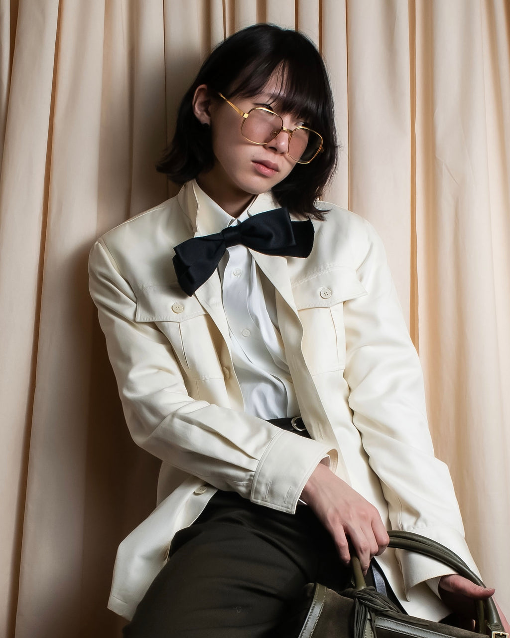 "CHANEL" 2001 Cruise Collection ribbon brooch